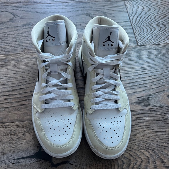 Nike Air Jordan High-Top Sneakers - White and Black - Picture 5 of 5